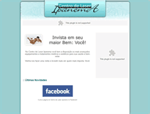 Tablet Screenshot of centrodelaseripanema.com.br